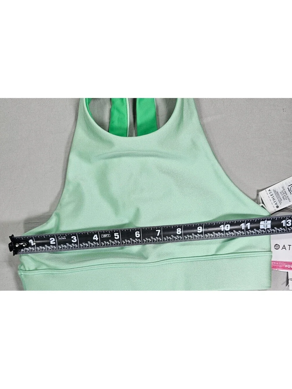 Athleta Girl High Neck Reversible Bikini Top L 12 UPF 40+ Swim NWT